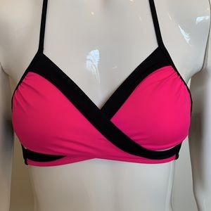 EUC PINK Victoria’s Secret Criss Cross Bikini Top • Size XS